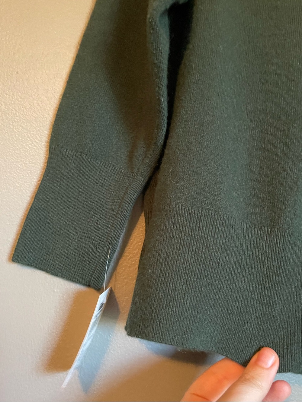 New Vince Small Forest Green Metal Button Cashmere Wool Cardigan Top Ret $398! - Picture 13 of 13